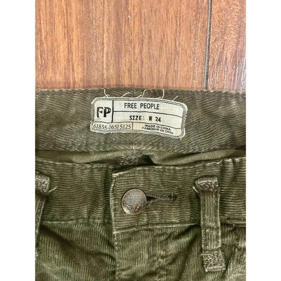 Free People Corduroy Skinny Pants size 24 - Picture 3 of 6